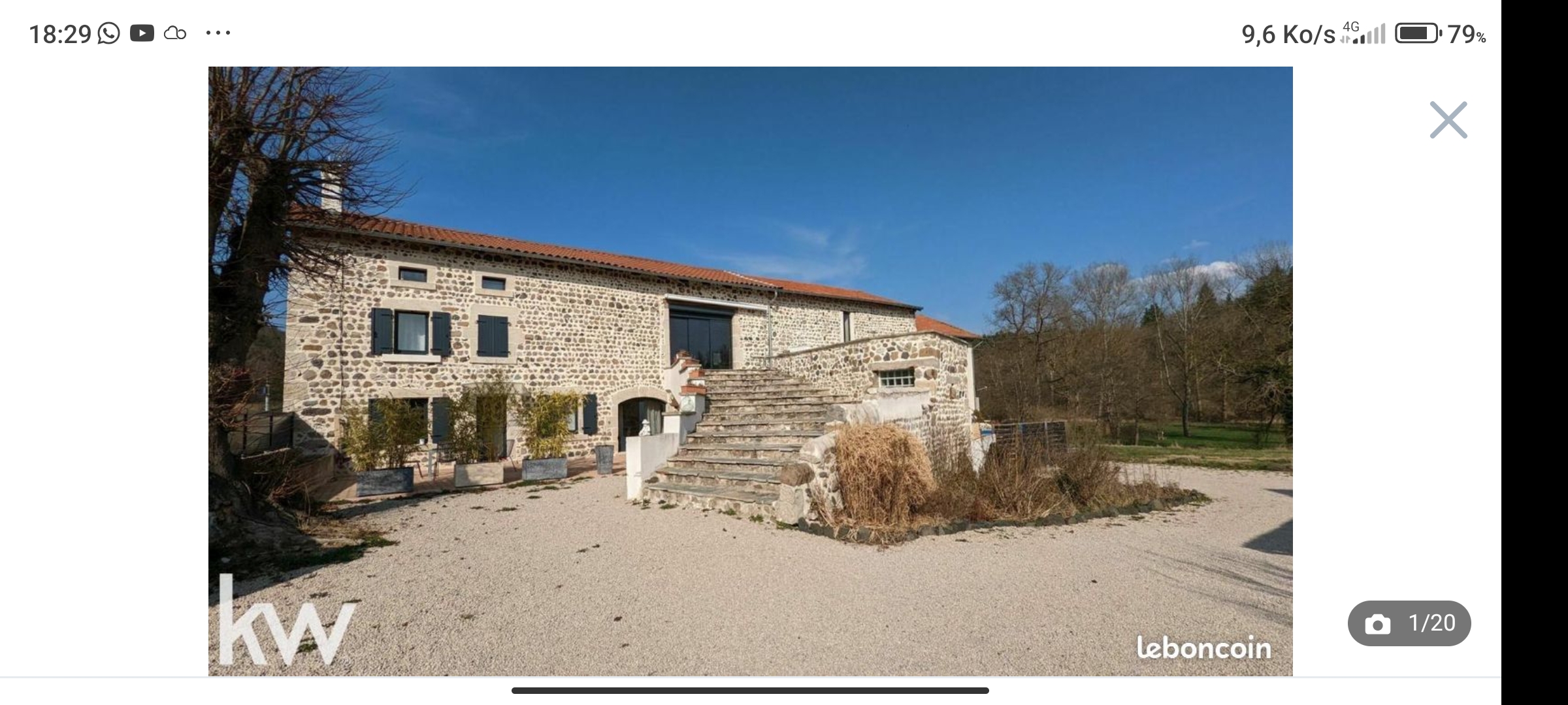 Bâtiment de la ferme rénovée